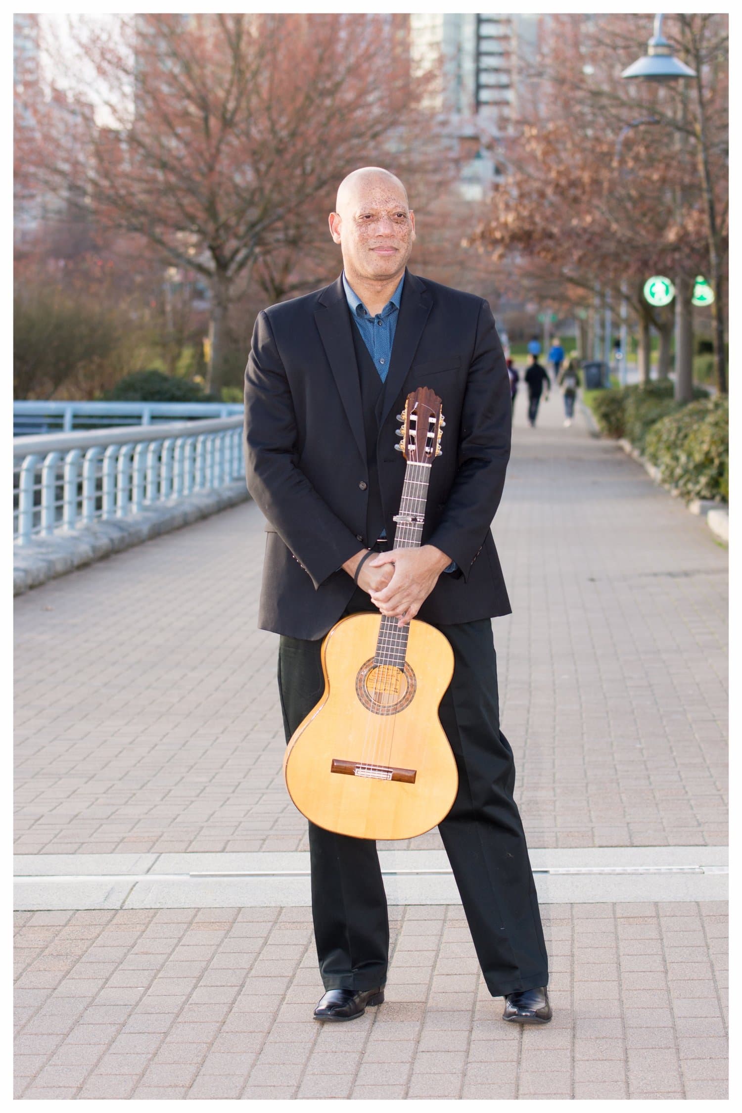 Angus Neil — classical guitarist, Vancouver waterfront